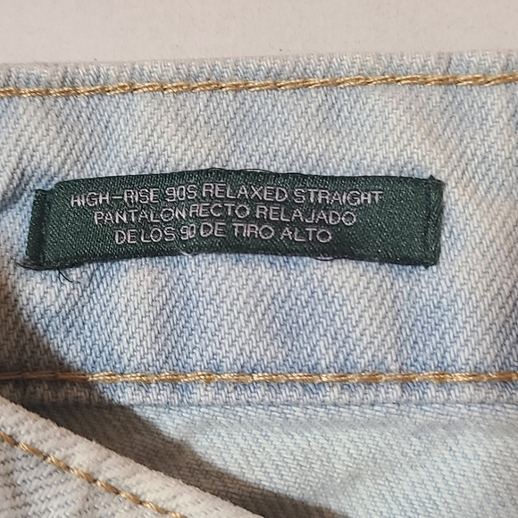 Wild Fable Women's Light Blue Distressed Jeans Relaxed Fit Size 0 30" Inseam NWT - Picture 4 of 12